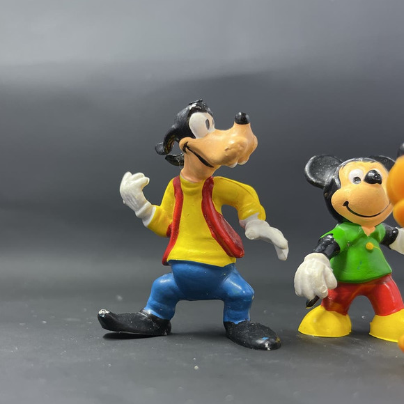 Vtg Walt Disney Productions Mickey Minnie Goofy Donald Pluto Lot Of 4 Hong Kong - Picture 3 of 12